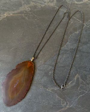 70s Giant Agate Necklace