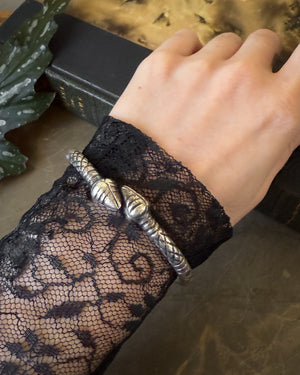 Silver Twist Bangle Bracelet