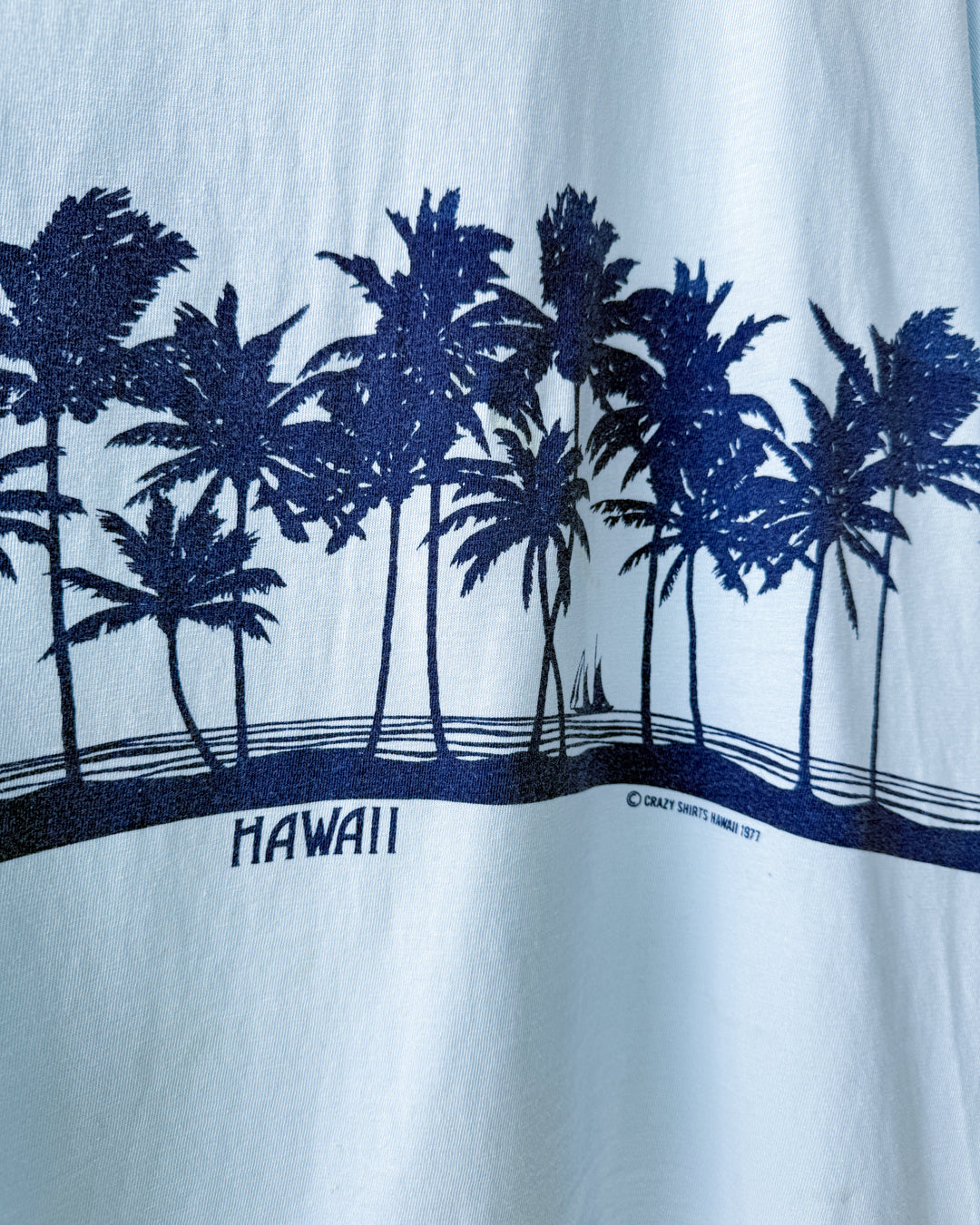 70s Blue Hawaii T-Shirt | L-XL