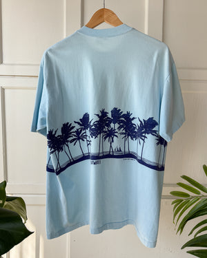 70s Blue Hawaii T-Shirt | L-XL