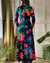 70s Floral Maxi Dress