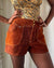 60s Suede Hot Shorts | S