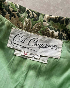 60s Ceil Chapman Brocade Pant Suit