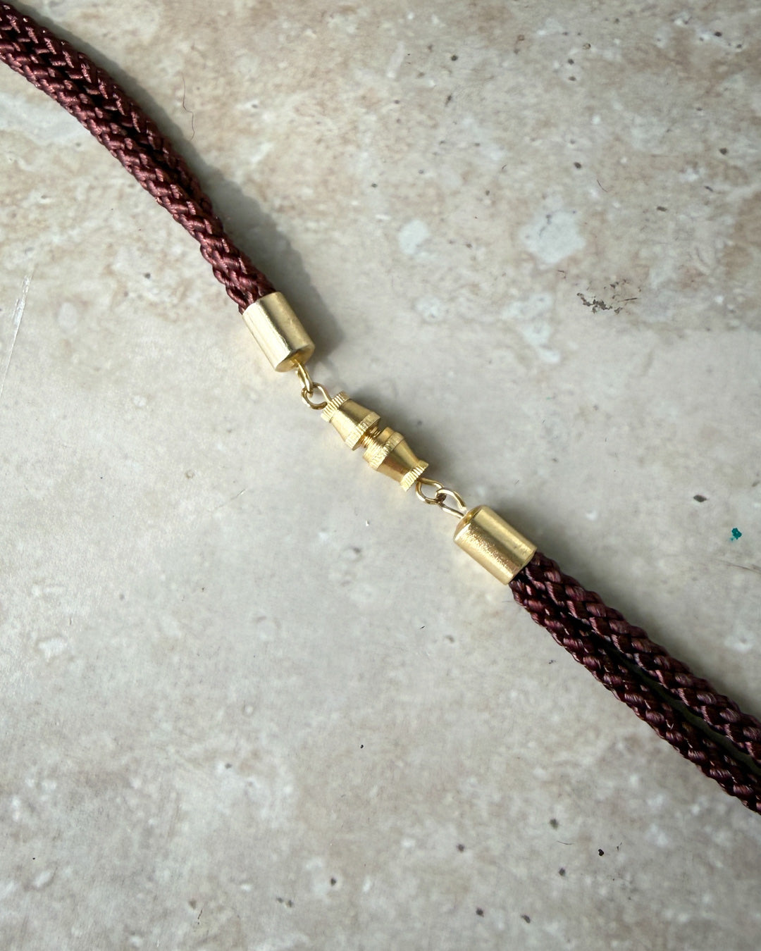 70s Cloisonne Tassel Necklace