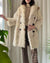 60s Curly Lamb Fur Coat | M-L