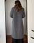 70s Tailored Gray Wool Coat | S-M