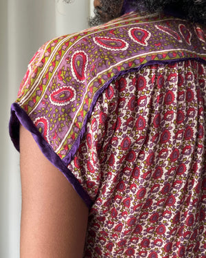70s Indian Cotton Gauze Dress