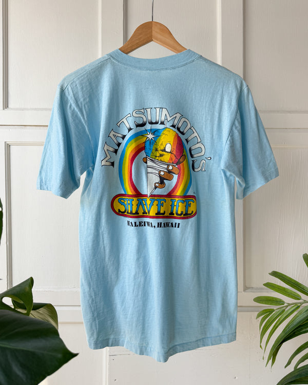 70s Matsumoto's Shave Ice Pocket T-Shirt | M - Lucky Vintage