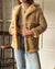 70s Rancher Shearling Winter Jacket | M