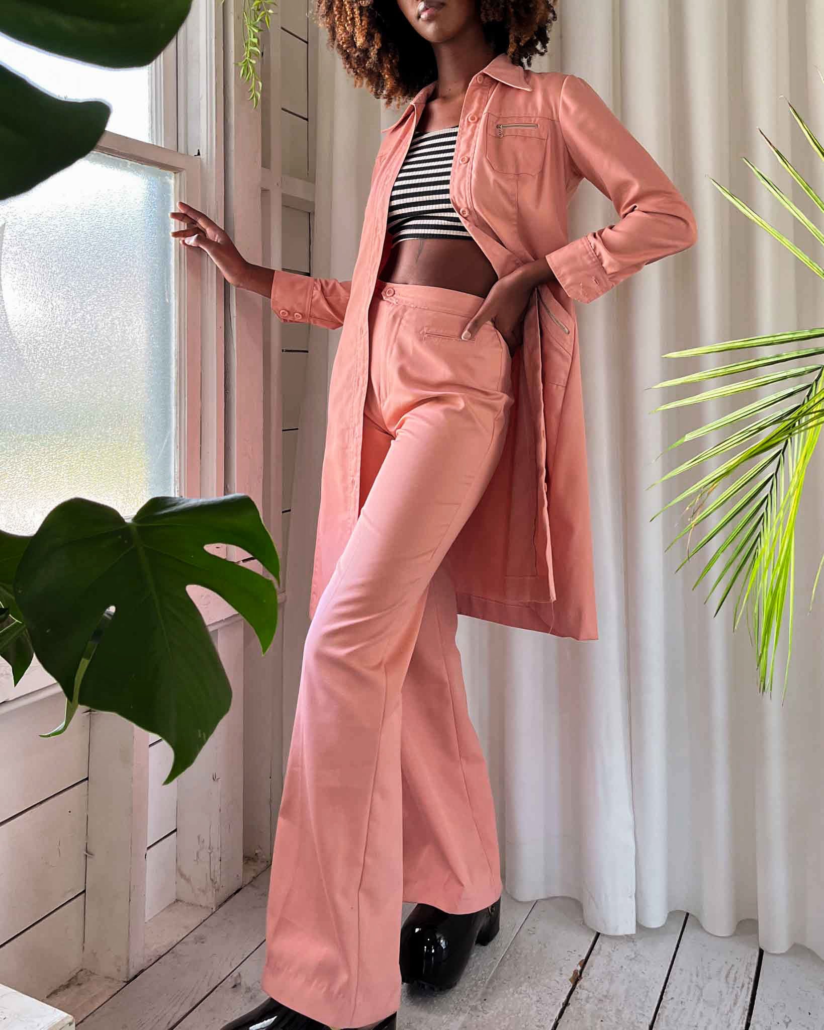 pink women's dress pants Amazon.com: Fashion Wide Leg Formal Pants for Women High Waist Pleated Pink Suit Pants Work Business Office Elegant Trendy Slacks : Clothing, Shoes & Jewelry