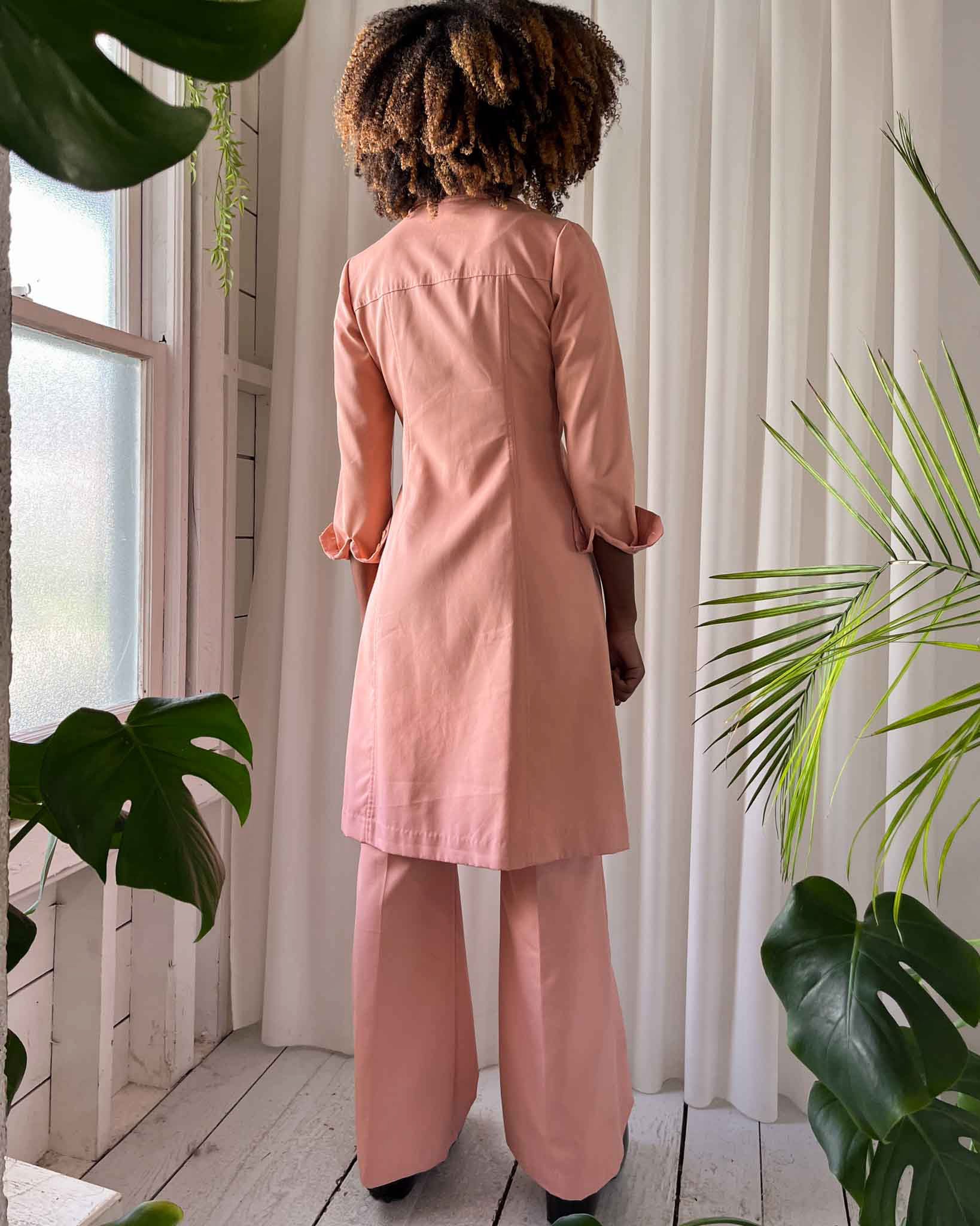 pink women's dress pants Monet Hot Pink Power Suit Ella Lisqu