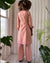 70s Pink Cotton Pant Suit