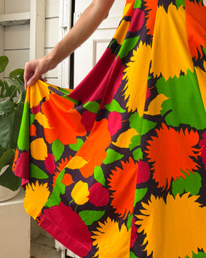 70s Halter Maxi Dress | S