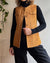 60s Tan Suede Vest | M