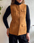 60s Tan Suede Vest | M