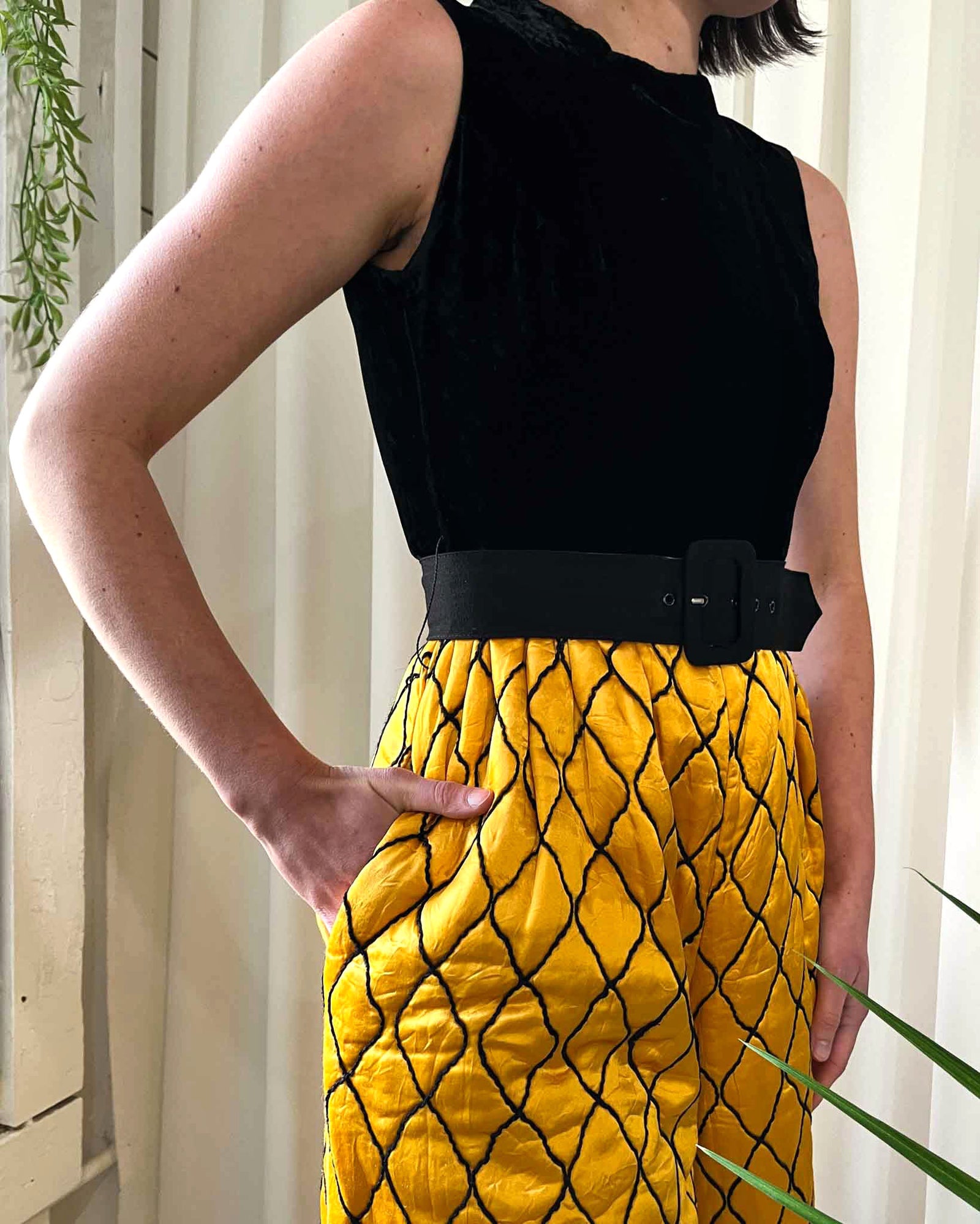70s Quilted Jumpsuit
