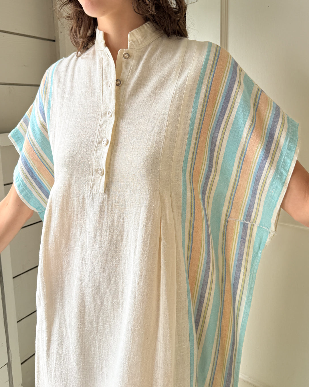 70s Striped Caftan | S-L