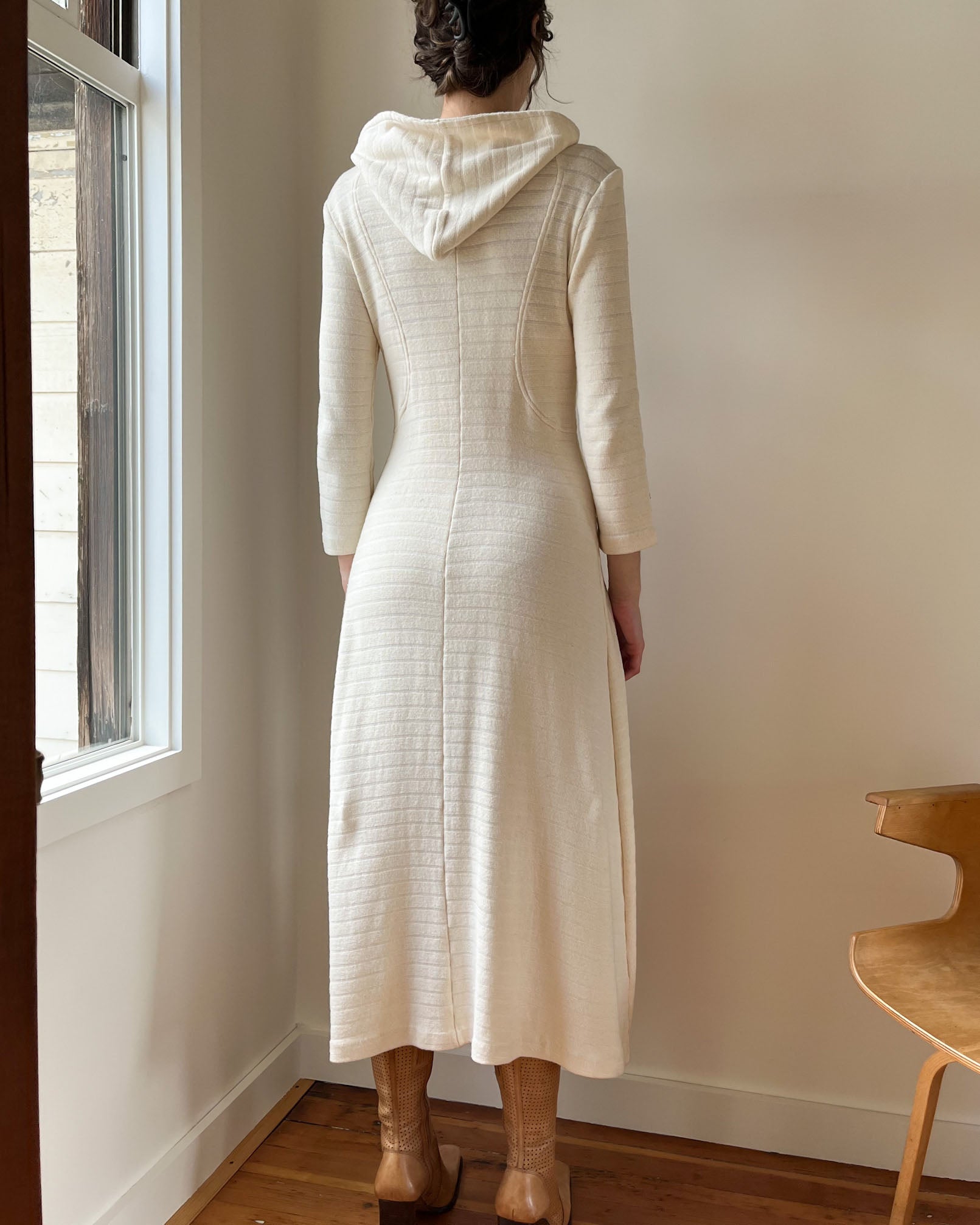 70s Hooded Knit Maxi Dress | S 70s Hooded Knit Maxi Dress | S