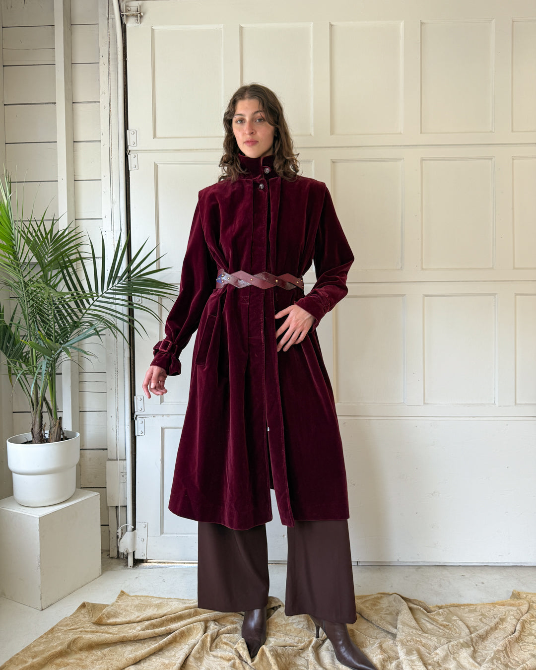 Etro Two Tone Studded Belt