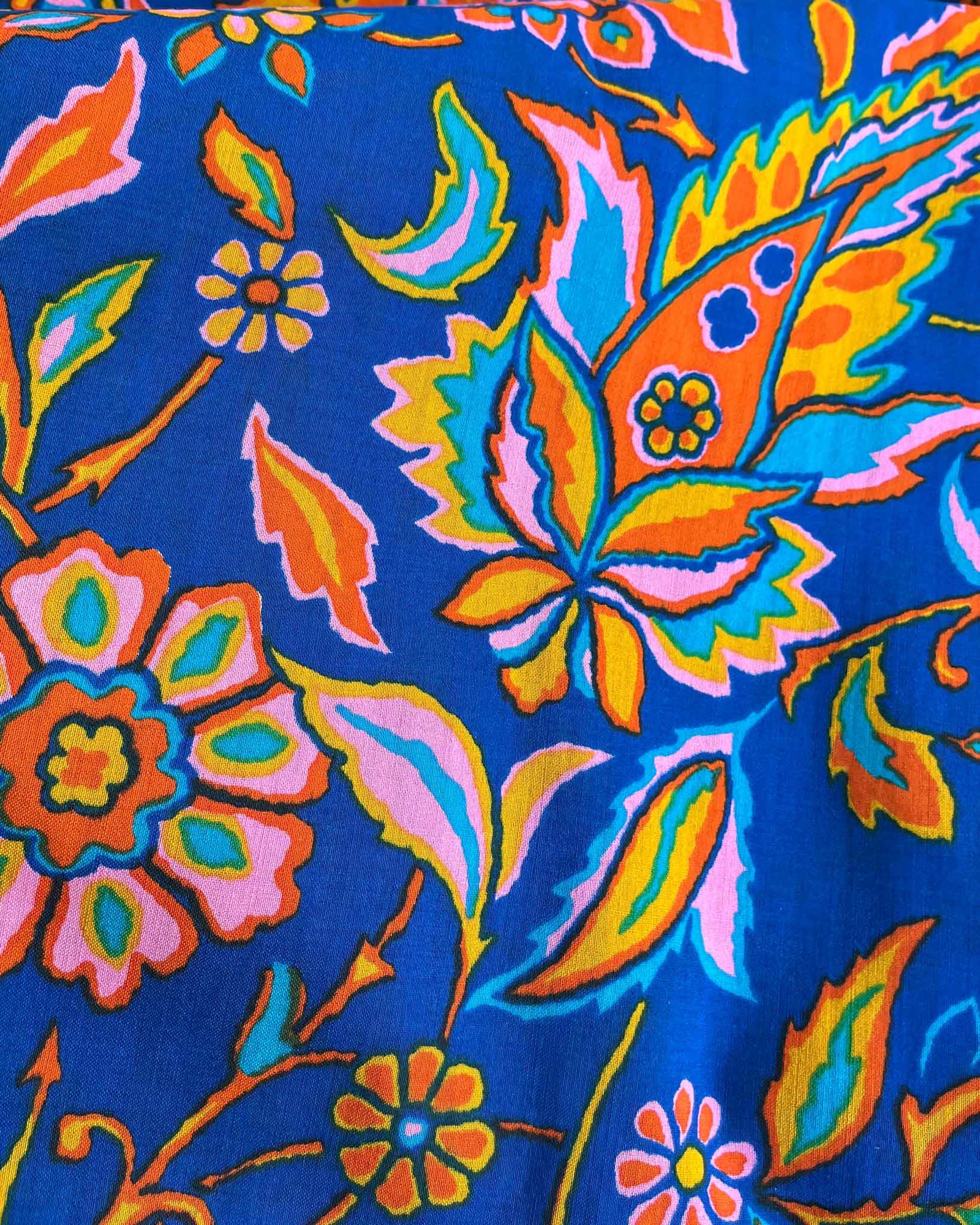 70s Yves Saint Laurent Floral Skirt | S
