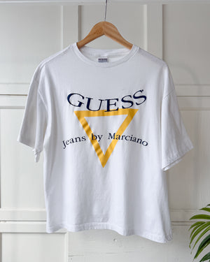 80s Guess Jeans Logo T-Shirt | L