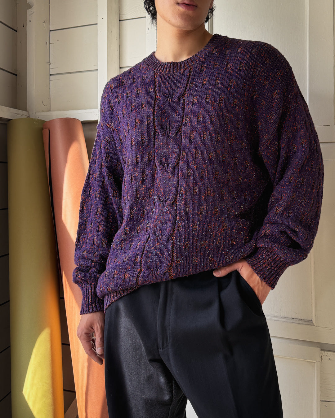 90s Perry Ellis Sweater | L