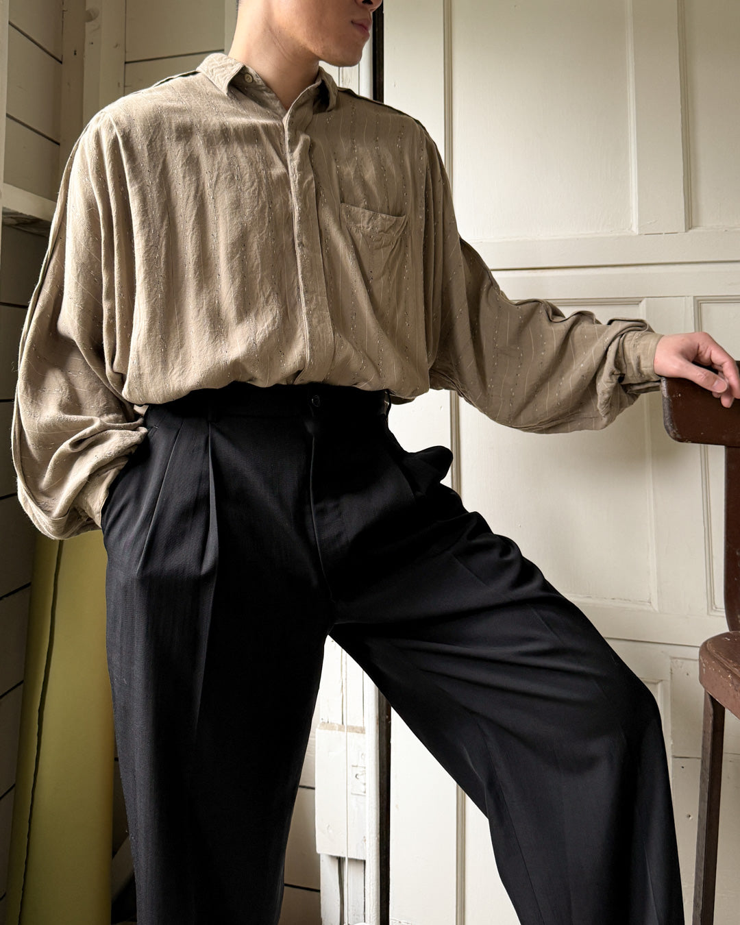 80s Yumiko Tamura Shirt | L-XL