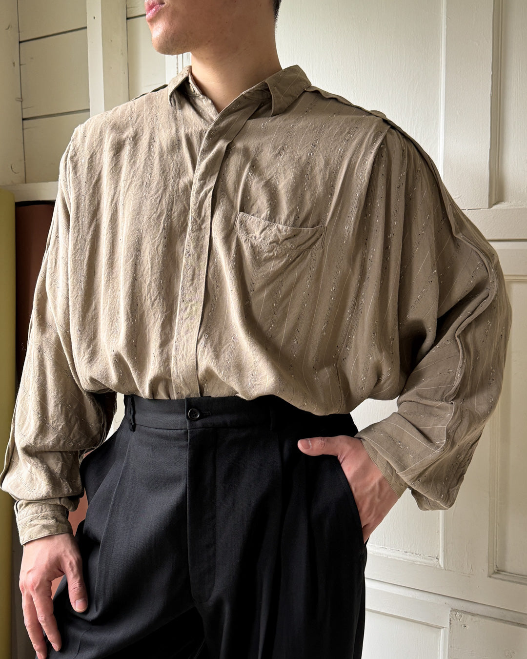 80s Yumiko Tamura Shirt | L-XL