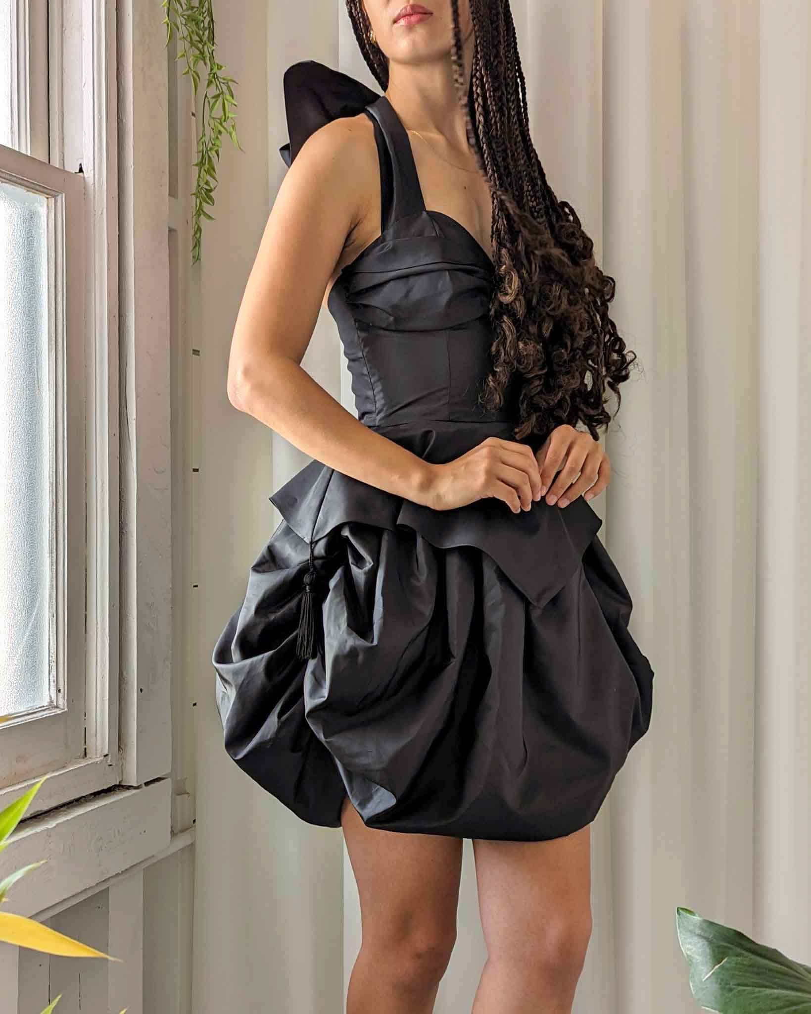80s Bubble Dress with Tassels | XS 80s Bubble Dress with Tassels | XS