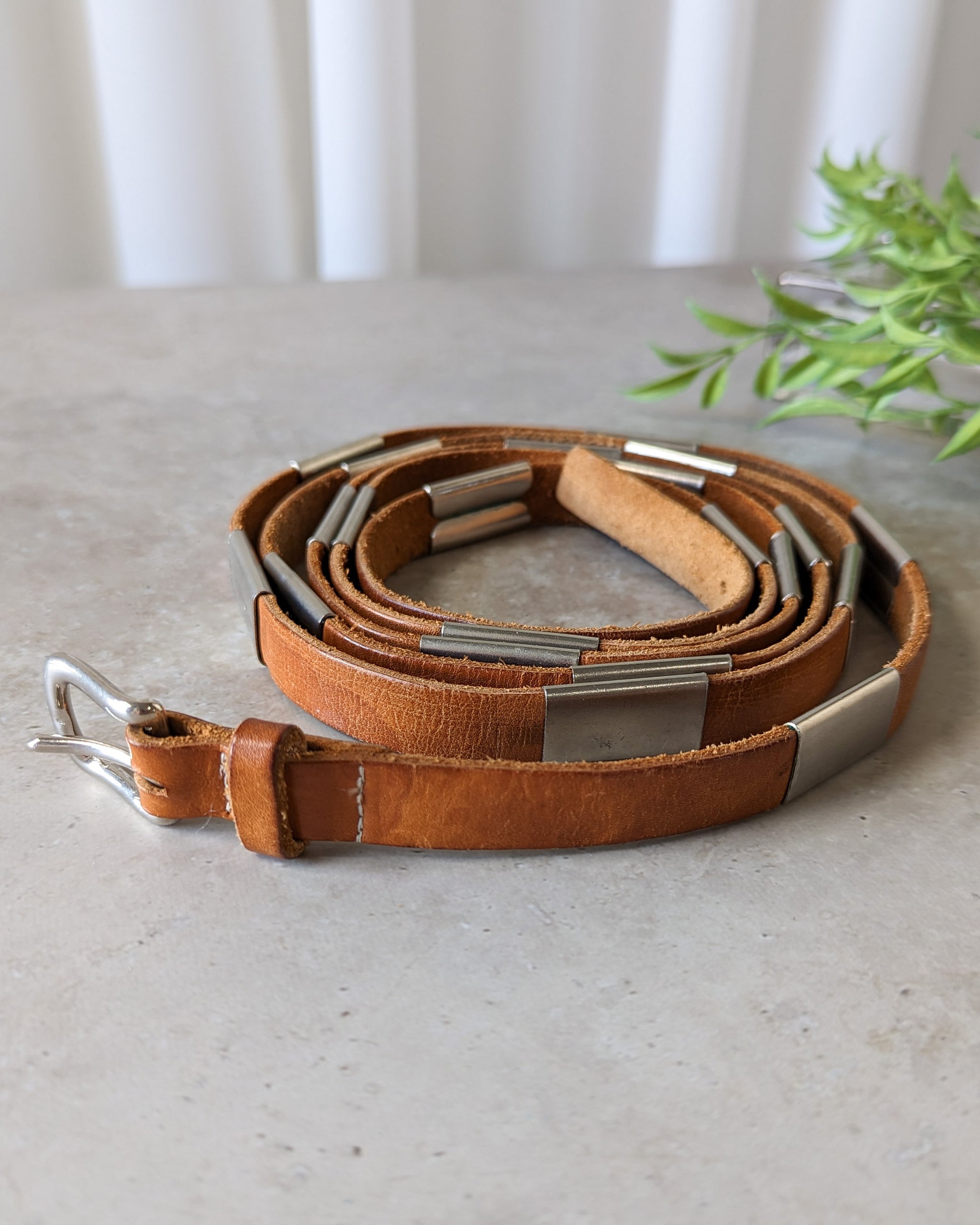 Twice Vintage Leather Belt