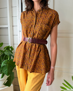 80s Paisley Trapeze Top | S-M