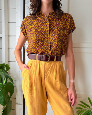 80s Paisley Trapeze Top | S-M