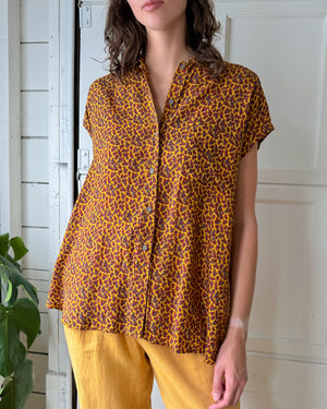 80s Paisley Trapeze Top | S-M