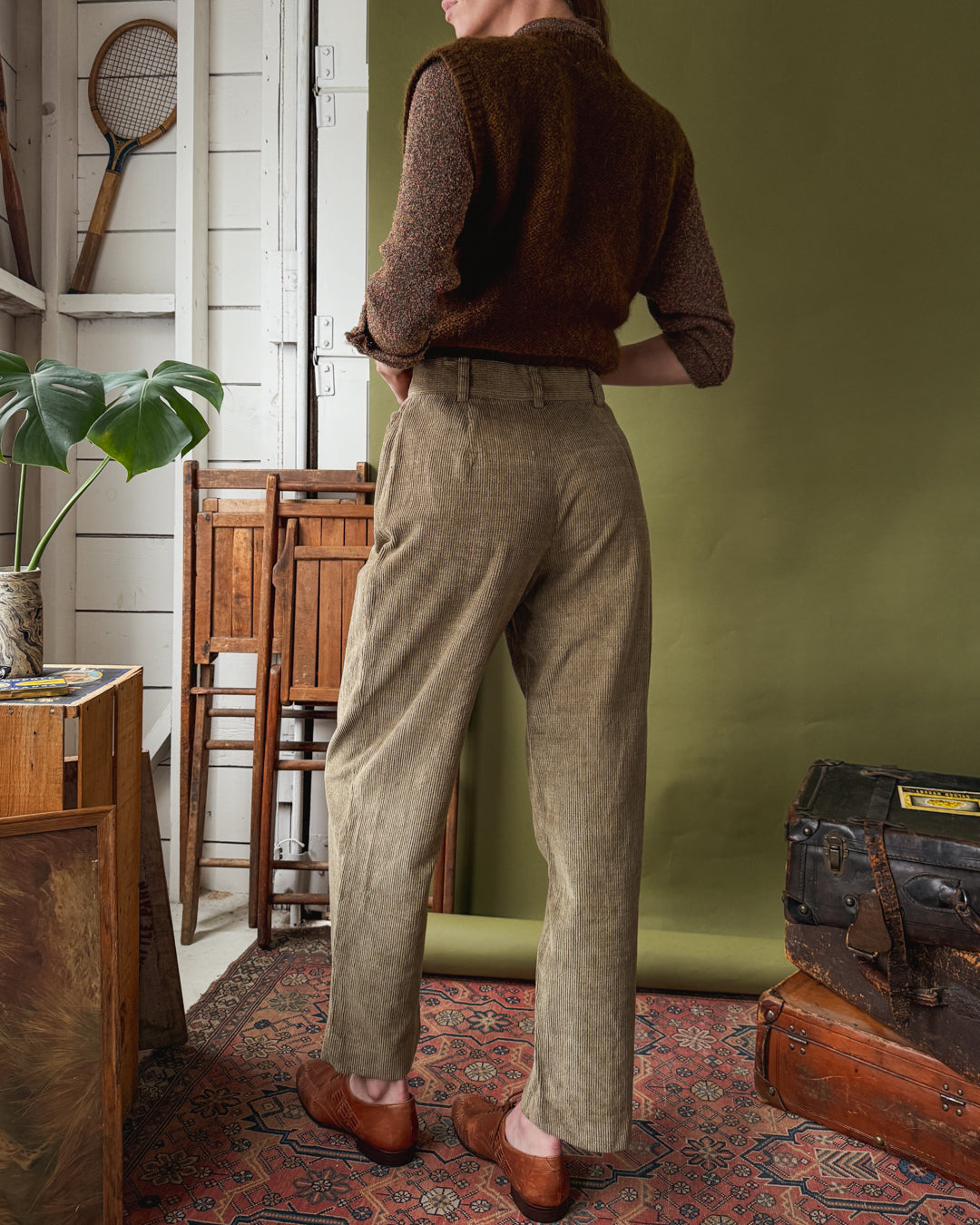 80s Armani Corduroy Pants | M
