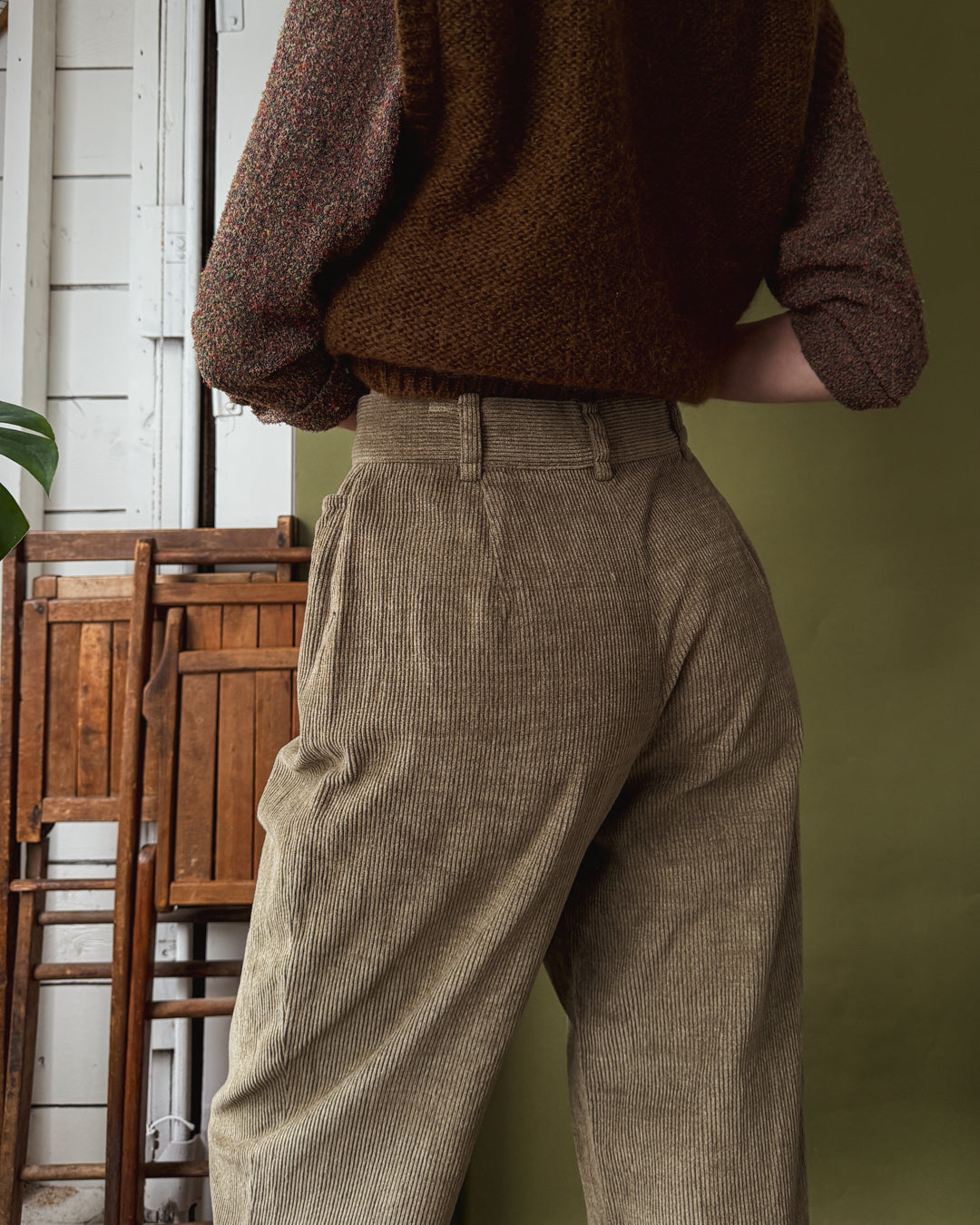 80s Armani Corduroy Pants | M