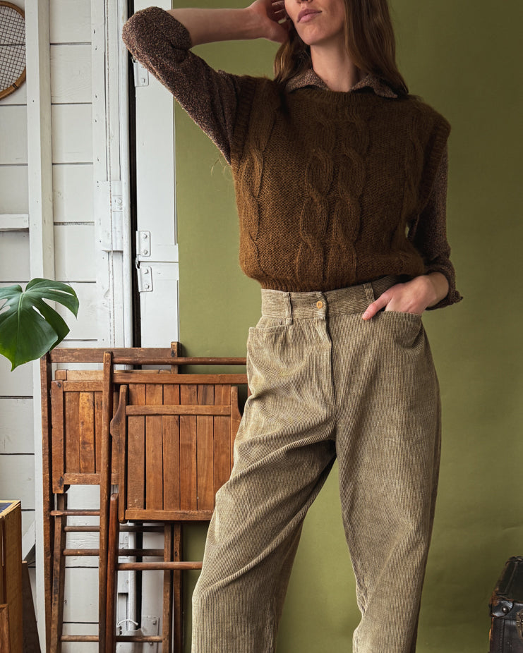 80s Armani Corduroy Pants | M