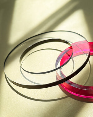 80s Postmodern Acrylic Bangle