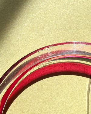 80s Postmodern Acrylic Bangle