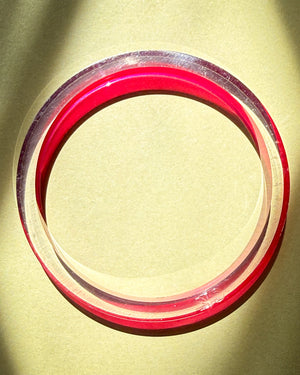 80s Postmodern Acrylic Bangle