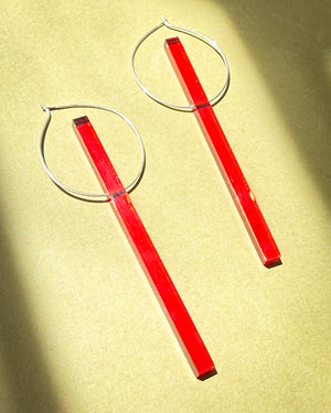 80s C&N Postmodern Dangle Earrings