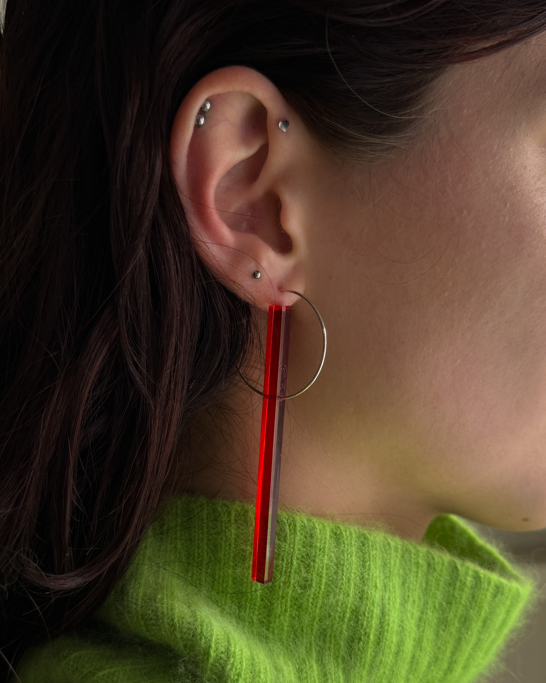 80s C&N Postmodern Dangle Earrings