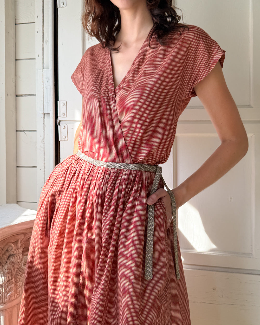 80s Calvin Klein Cotton Ensemble | S