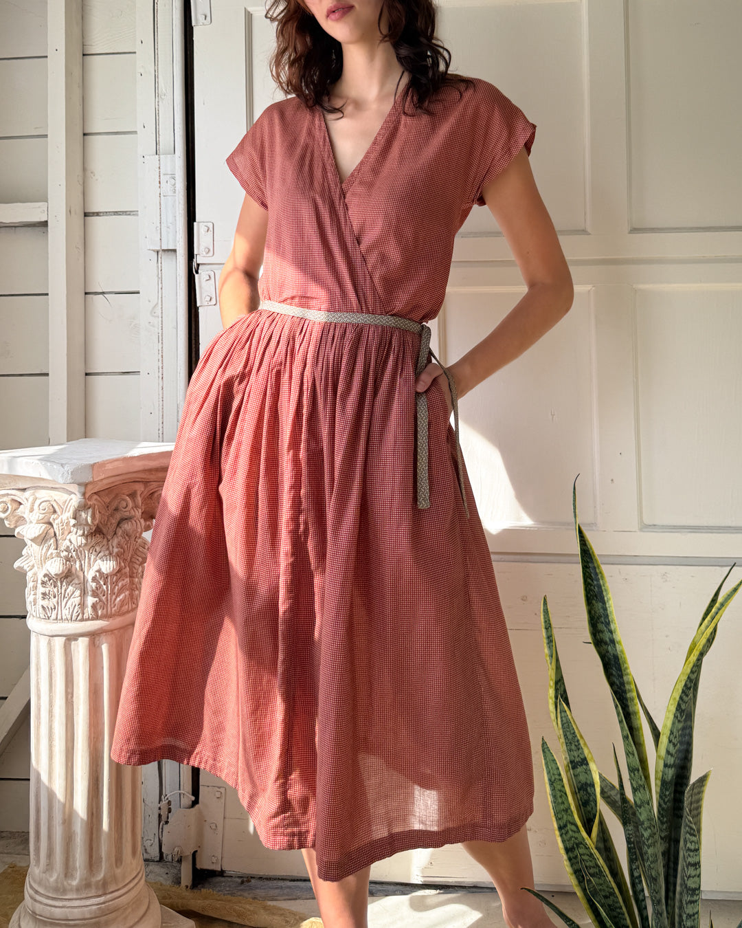 80s Calvin Klein Cotton Ensemble | S