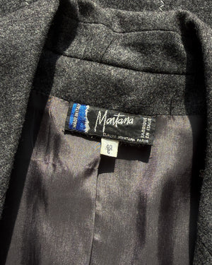 90s Claude Montana Wool Blazer | L