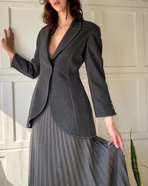 90s Claude Montana Wool Blazer | L