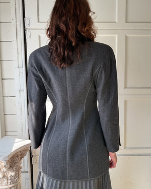 90s Claude Montana Wool Blazer | L