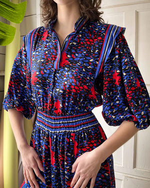 diane freis silk dress Diane Freis Dress, Silk Diane Freis Dress, Silk Dress, 80s Silk Dress, Silk Floral Dress, Freis Dress, Festival Dress | One Size