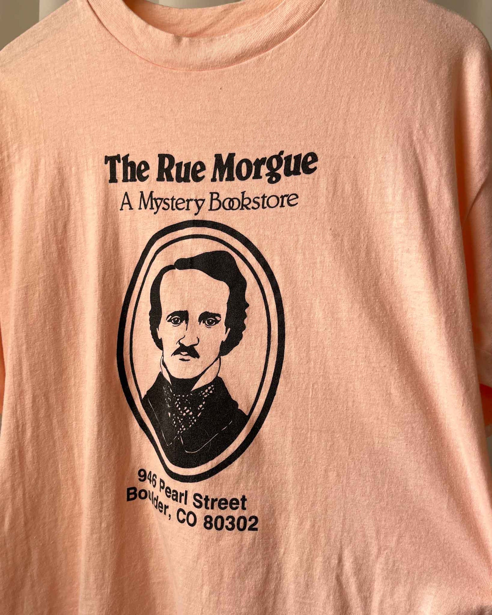 80s Edgar Allen Poe Bookstore T-Shirt | L
