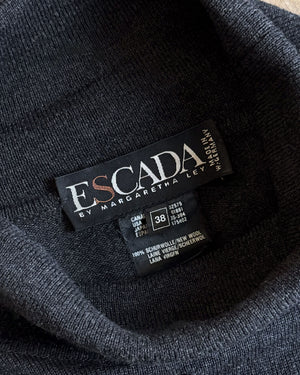 80s Escada Novelty Dogs Sweater | M