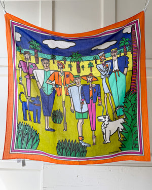 80s Esprit Resnicoff Scarf